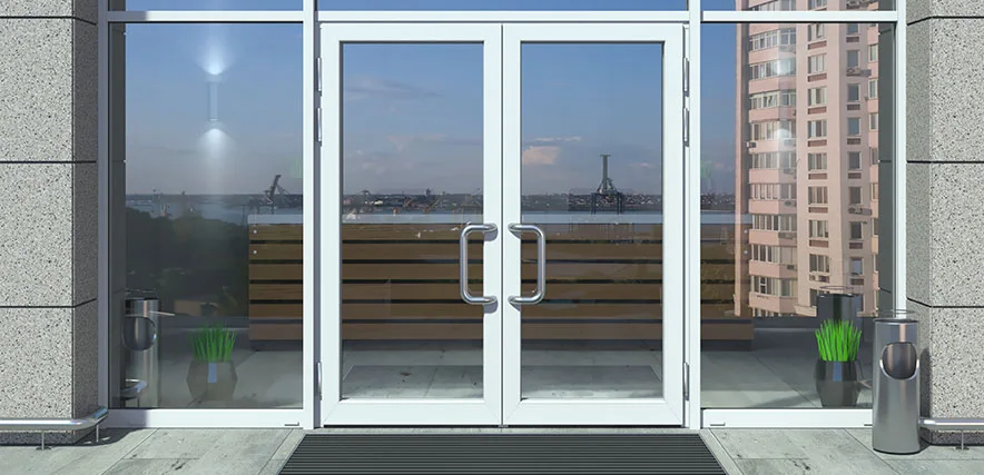 storefront glass repair in Naperville, IL